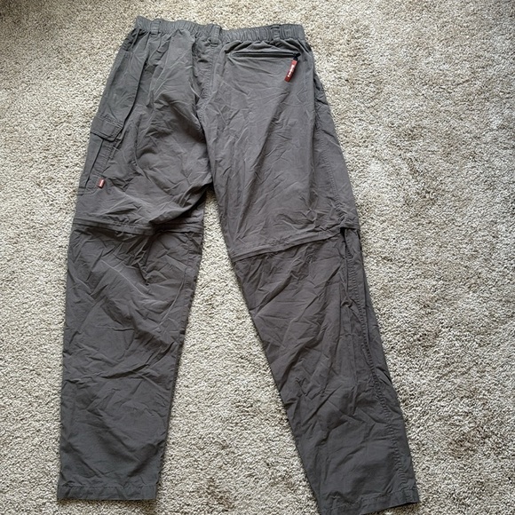 Simms Convertible Olive Green Fly Fishing Outdoor Pants - Picture 2 of 10